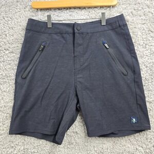 William Murray Shorts Mens 30 Gray Built For Action Drawstring Performance